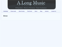 Tablet Screenshot of alongmusic.net